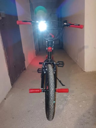 Bicicletta BMX Freestyle Acciaio Rossa