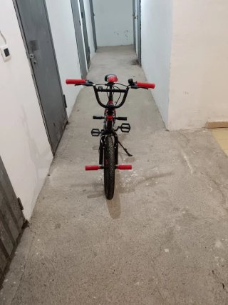 Bicicletta BMX Freestyle Acciaio Rossa