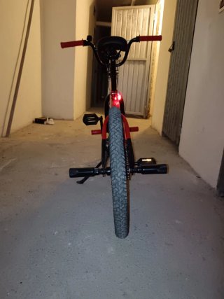 Bicicletta BMX Freestyle Acciaio Rossa