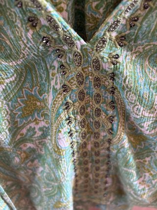 Camisa Zara verde talla única