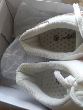 Scarpe sneakers bianche e n.39