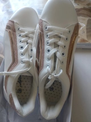 Scarpe sneakers bianche e n.39