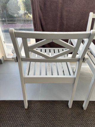 2 Sillas Bondholmen de Madera IKEA Reposabrazos