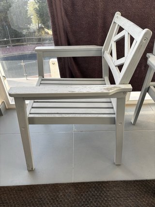 2 Sillas Bondholmen de Madera IKEA Reposabrazos