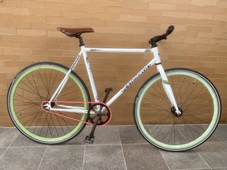 Bicicleta Fixie Blanca