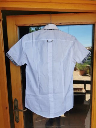 Camicia uomo On Spirit M bianca maniche corte