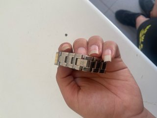 Reloj Tommy Hilfiger Plata y Amarillo