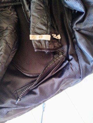Chaqueta Moto Mujer Negra