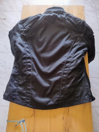 Chaqueta Moto Mujer Negra