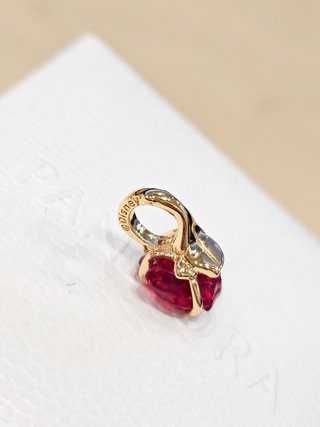 Charm Pandora Rosa La Bella y La Bestia Disney