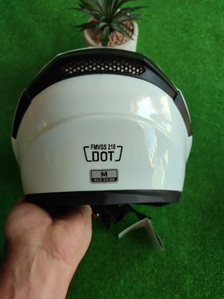 Casco Moto Modular Talla M Blanco