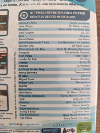 Lote 3 Juegos Singstar PS2