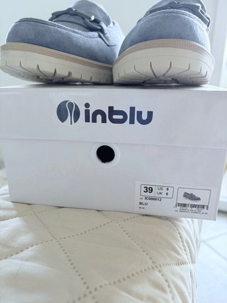Mocassini donna Inblu blu/grigio