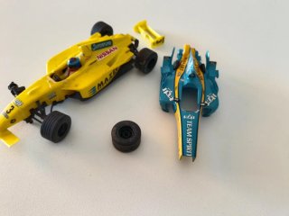 Carcasas coches slot Scalextric