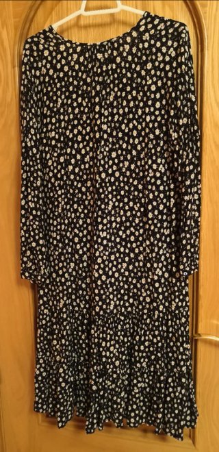 Vestido Oysho flores volantes