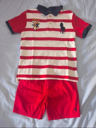 Conjunto Polo Ralph Lauren niño