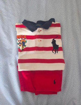 Conjunto Polo Ralph Lauren niño