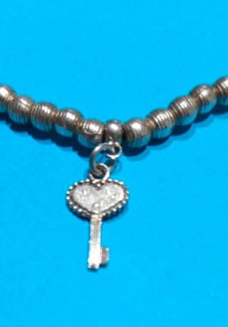 Bracciale Vestopazzo con ciondoli cuore e chiave