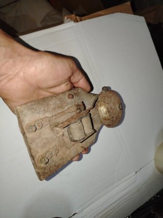Campanello elettrico d'epoca a bobina
