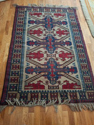Antico tappeto Kilim in lana