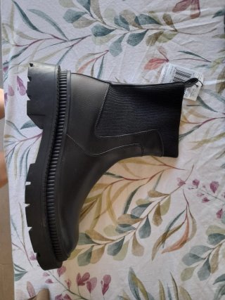 Botas Chelsea Mango Negras Talla 40