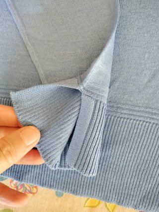 Jersey azul de punto