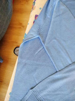 Jersey azul de punto
