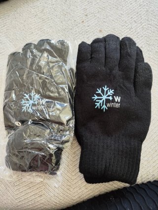 Guantes de invierno negros