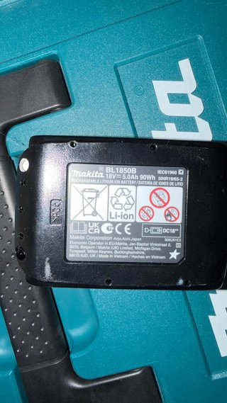 Batería Makita 5.0Ah 18V Lithium-Ion