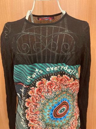 Vestido Desigual Talla 44 Multicolor