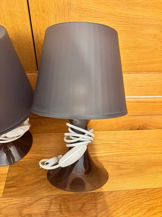 Lámparas de mesa Ikea (2) grises