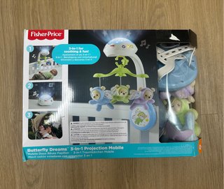 Móvil Cuna Fisher-Price Butterfly Dreams 3en1