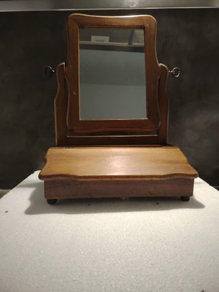 Specchiera Arte Povera Vintage con Cassetto