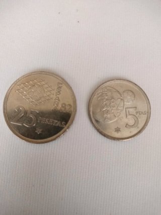 6 Monedas Mundial 82 España