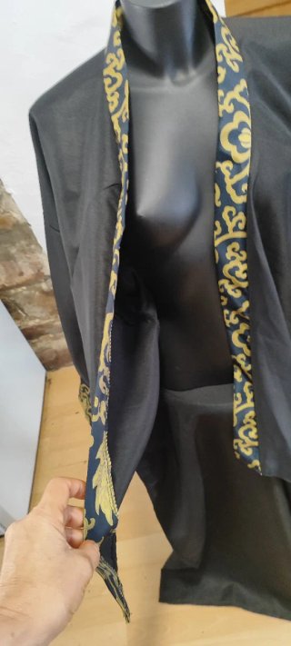 Tunica Hanfu Cosplay XL Nera e Dorata