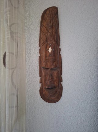 Máscara Decorativa de Madera