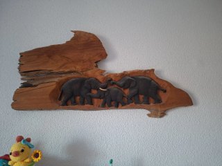 Máscara Decorativa de Madera