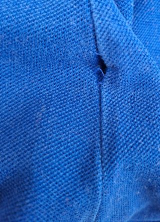 Polo Lacoste Azul Vintage Y2K Talla M/L