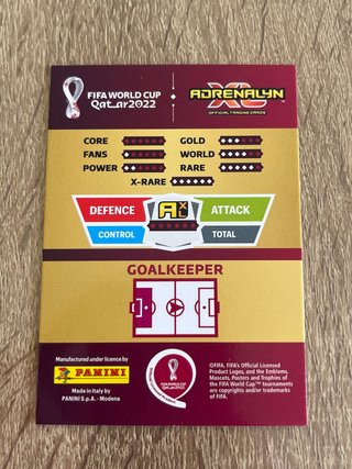 Cromo Dibu Martinez Panini Adrenalyn Qatar 2022