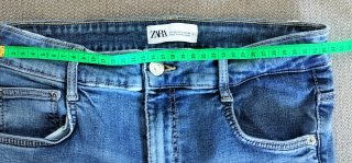 Jeans ZARA skinny vita alta tg 36/40