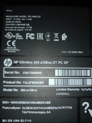 Ordenador HP