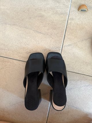 Tacones negros plataforma