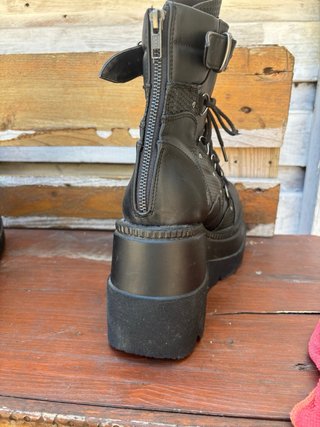 Stivali Demonia Platform Neri