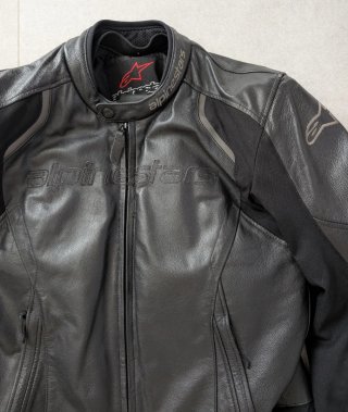 Chaqueta Alpinestars Devon Cuero Negra