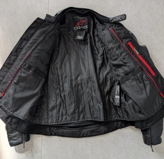 Chaqueta Alpinestars Devon Cuero Negra