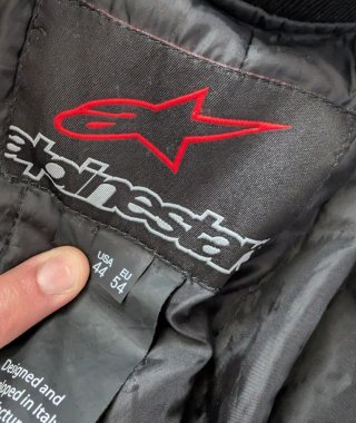 Chaqueta Alpinestars Devon Cuero Negra