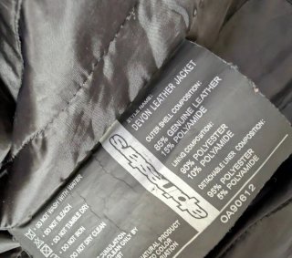 Chaqueta Alpinestars Devon Cuero Negra