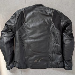 Chaqueta Alpinestars Devon Cuero Negra
