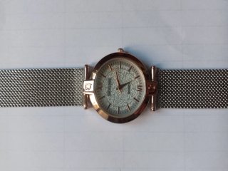 Reloj Skyline Mujer Bronce y Plata