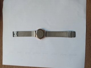 Reloj Skyline Mujer Bronce y Plata
